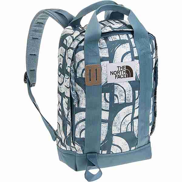The North Face Rucksack Tote Pack Daypack blue print