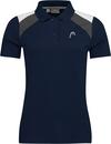 HEAD Club 22 Tennis Polo Damen - dunkelblau