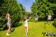 Rückansicht von Talbot-Torro SET FAMILY Badminton Set bunt