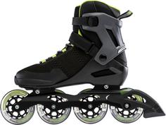 Rückansicht von ROLLERBLADE Spark 90 Fitness Skates Herren black-lime