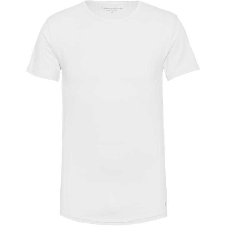Tommy Hilfiger Tommy Hilfiger T-Shirt Herren - white-mid gry hthr-sweet blue - 0 | SportScheck