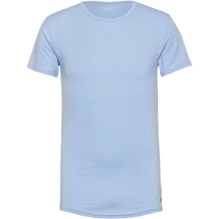 Tommy Hilfiger Tommy Hilfiger T-Shirt Herren - white-mid gry hthr-sweet blue - 1 | SportScheck