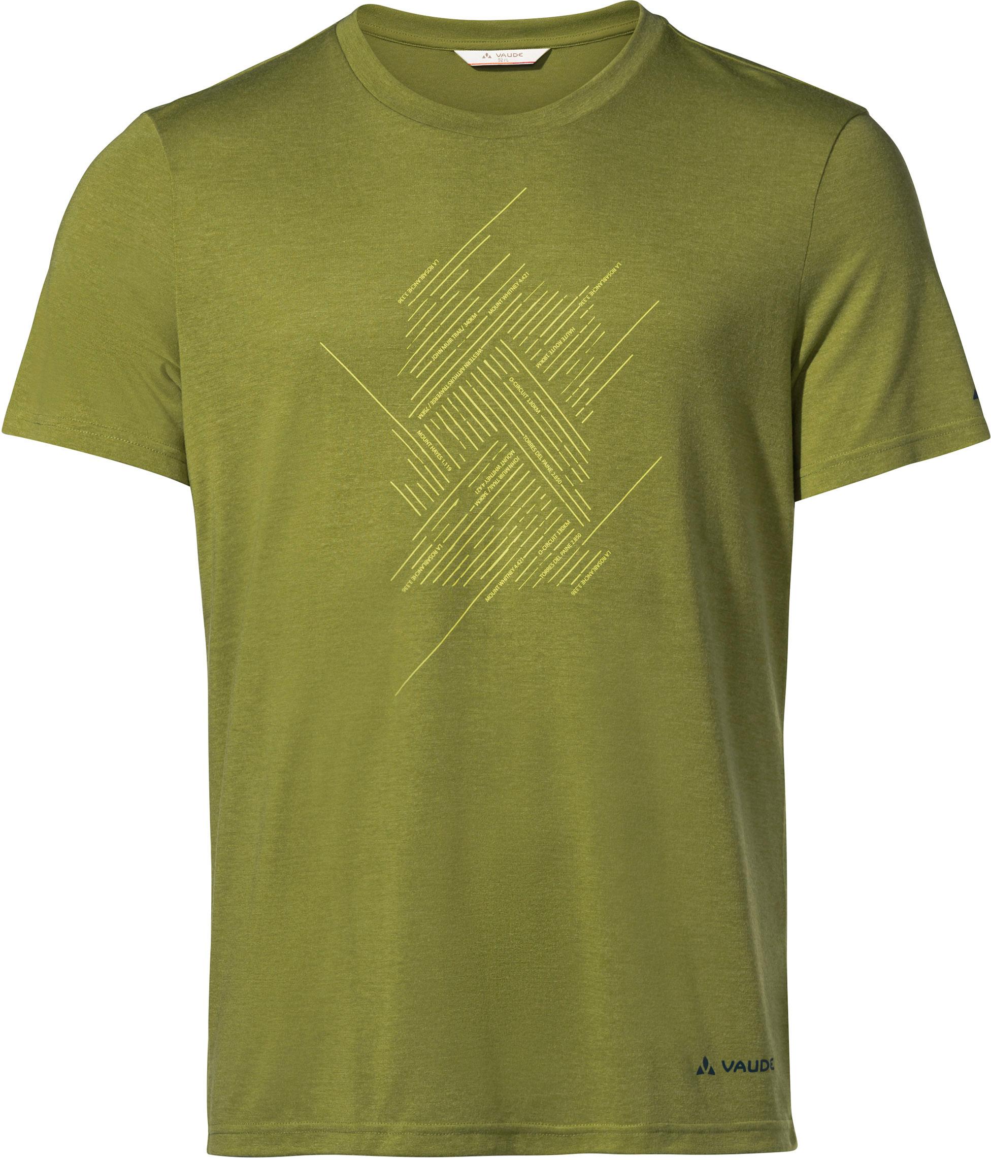 Vaude TEKOA - T-shirt Imprimé - Magenta/lilas