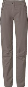 VAUDE Farley Stretch Capri T-Zip Zipphose Damen - coconut