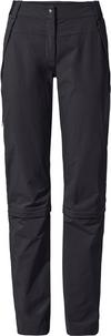 VAUDE Farley Stretch Capri T-Zip Zipphose Damen - black
