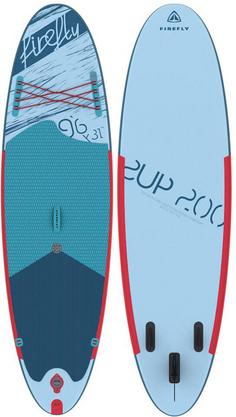 Rückansicht von FIREFLY iSUP 200 III SUP Sets blue-dark-turquoise
