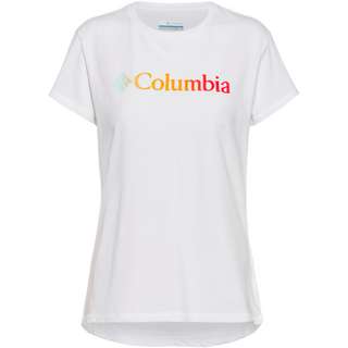 Columbia Sun Trek Funktionsshirt Damen white branded gradient