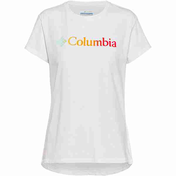 Columbia Sun Trek Funktionsshirt Damen white branded gradient