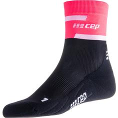 CEP the run mid cut Laufsocken Damen pink-black