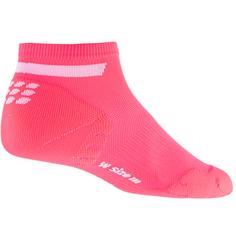 Rückansicht von CEP the run low cut Laufsocken Damen pink