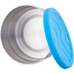 Rückansicht von Ecolunchbox Seal Cup Medium Lunchbox blau-silber