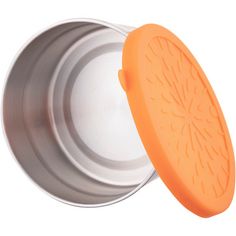 Rückansicht von Ecolunchbox Seal Cup Large Lunchbox orange-silber