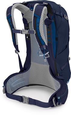 Rückansicht von Osprey Stratos 24 Wanderrucksack Herren cetacean blue