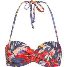 Vivance Bikini Oberteil Damen blumendruck hellgrau