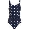 Lascana Badeanzug Damen - navy-white