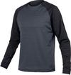 Endura Singletrack Fleece Trikot Herren - schwarz