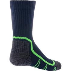 Rückansicht von CMP Wandersocken Kinder b.blue-verde fluo