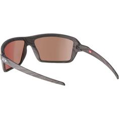 Rückansicht von Oakley CABLES Sonnenbrille prizm deep water polar polarized-woodgrain