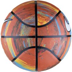 Rückansicht von Nike EVERYDAY PLAYGROUND 8P Next Nature Basketball multi-amber-black-white