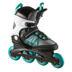 Rückansicht von K2 KINETIC 80 PRO LTD Inline-Skates Damen black-turquoise