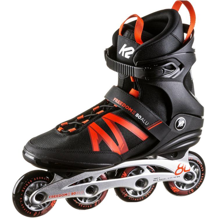 K2 K2 FREEDOM II 80 Inline-Skates Herren - black-red - 0 | SportScheck
