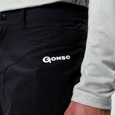 Rückansicht von Gonso Civito Fahrradshorts Herren black