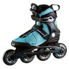 K2 ALEXIS 84 SPEED Fitness Skates Damen black-light blue