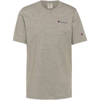 CHAMPION Rochester Logo T-Shirt Herren new oxford grey melange top dyed
