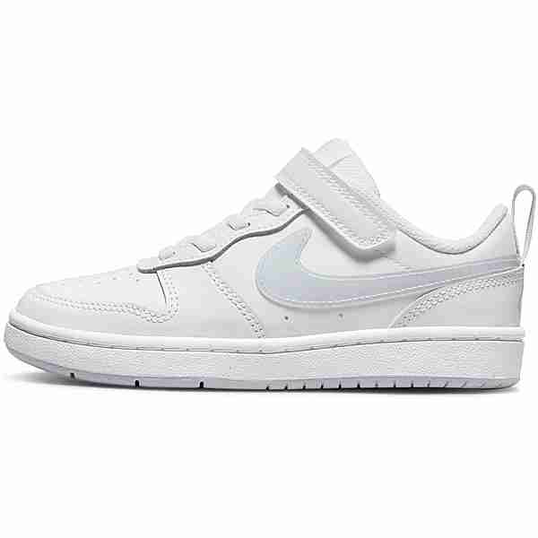 Nike COURT BOROUGH 2 Sneaker Kinder white-aura-white