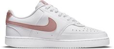 Rückansicht von Nike Court Vision Next Nature Sneaker Damen white-pink oxford