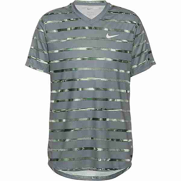 Nike Court Victory Tennisshirt Herren ashen slate-white