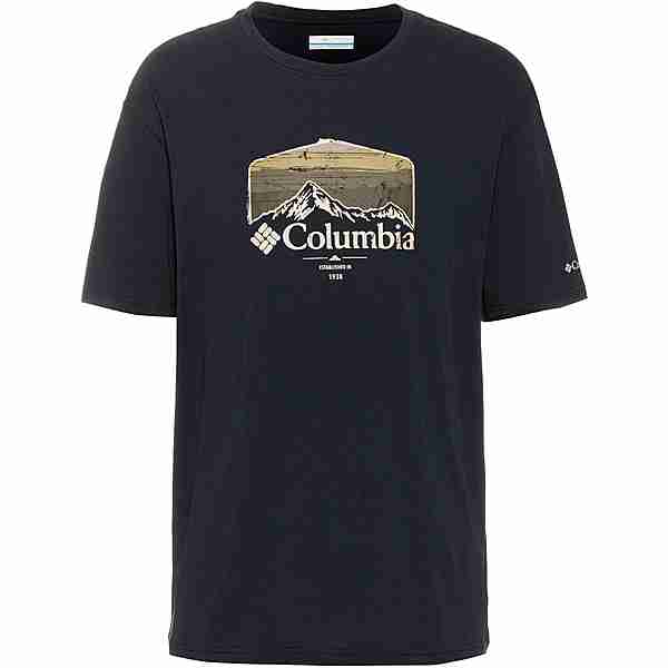 Columbia Path Lake T-Shirt Herren collegiate navy hikers haven graphic