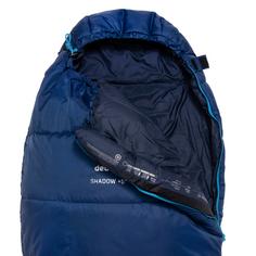 Rückansicht von Deuter Shadow + 5 Kunstfaserschlafsack steel-navy