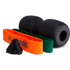 BLACKROLL Knee Box Faszien Set black-orange-green