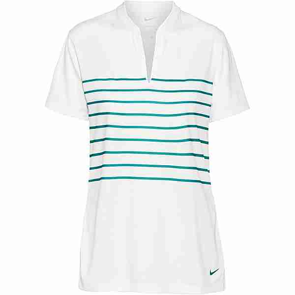 Nike Victory Poloshirt Damen white-bright spruce-bright spruce