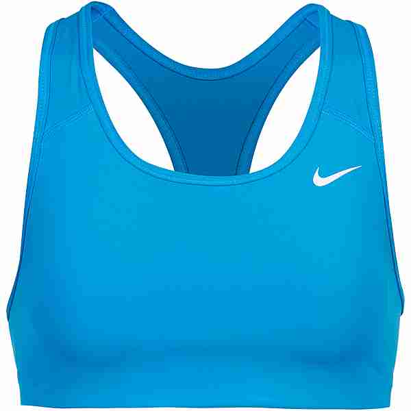 Nike Swoosh Sport-BH Damen laser blue-white
