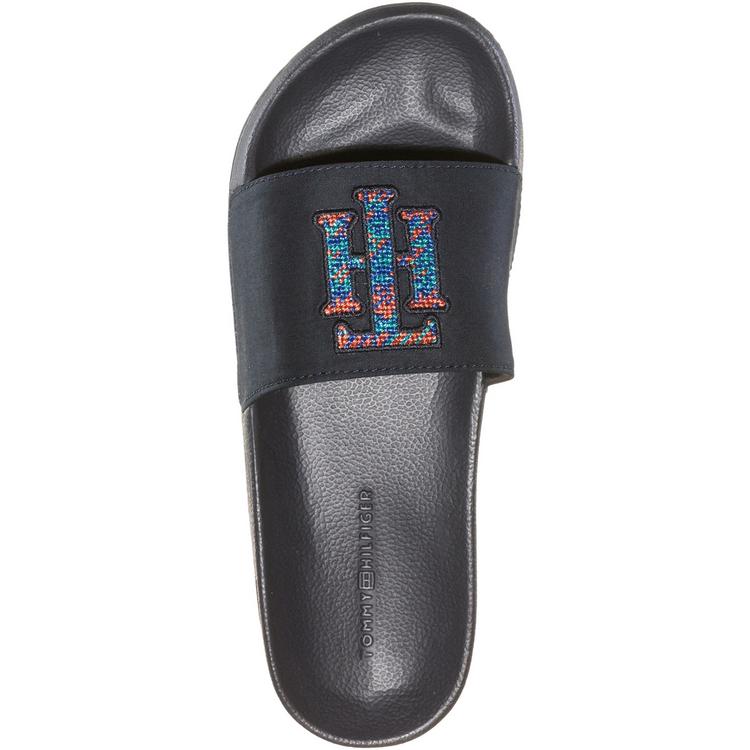 Tommy Hilfiger Tommy Hilfiger LOGO POOL SLIDE Badelatschen Damen - desert sky - 0 | SportScheck