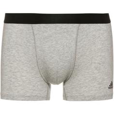 Rückansicht von adidas Boxershorts Herren heather grey