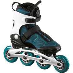 Rückansicht von K2 ALEXIS 84 BOA Inline-Skates Damen blue-black