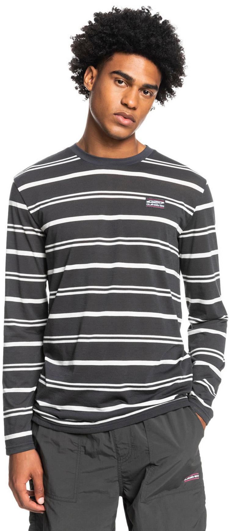 Quiksilver Quiksilver STRIPE RUNNER Langarmshirt Herren - phantom stripe runner - 0 | SportScheck
