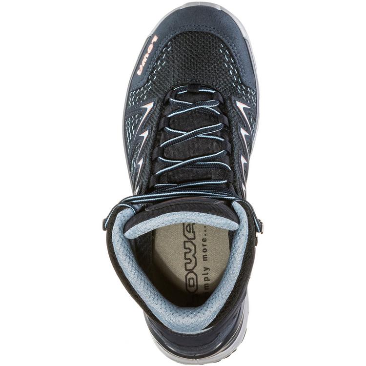 Lowa Lowa INNOX PRO MID Wanderschuhe Damen - stahlblau-lachs - 0 | SportScheck