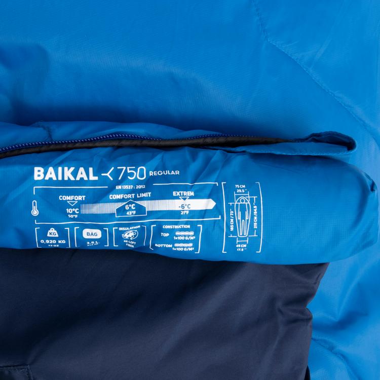 Millet Millet Baikal 750 regular Kunstfaserschlafsack - sky diver - 0 | SportScheck