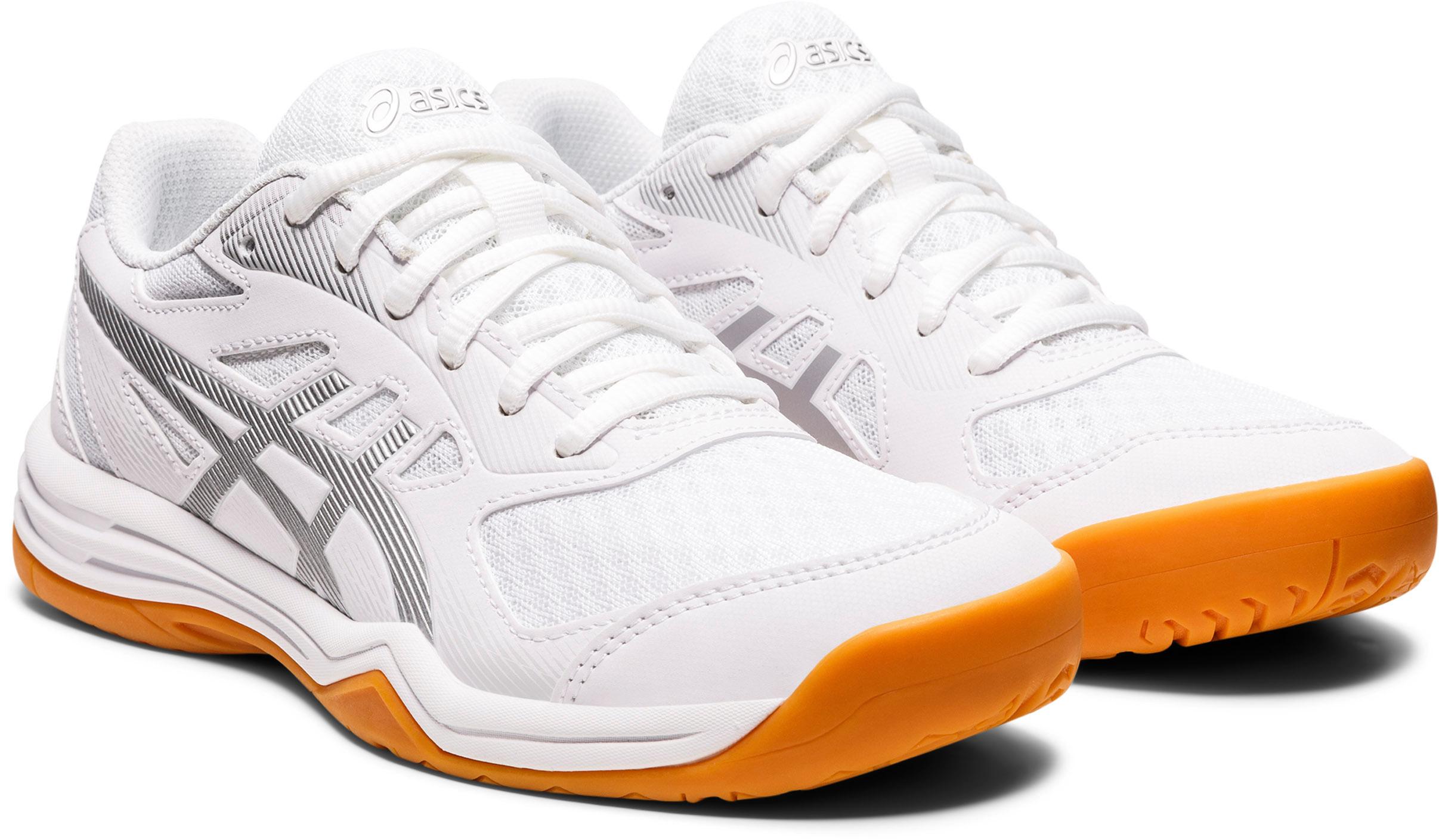 ASICS UPCOURT 5 Hallenschuhe Damen white pure silver im Online Shop von SportScheck kaufen