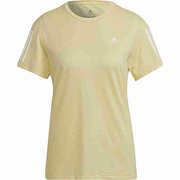 adidas Own The Run Cooler Funktionsshirt Damen almost yellow-white