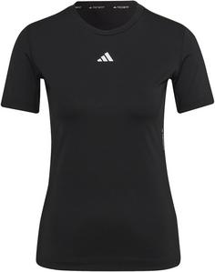 adidas TECHFIT TRAINING Funktionsshirt Damen black-white