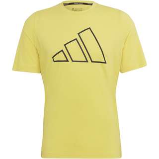 adidas Train 3-Ba Funktionsshirt Herren impact yellow