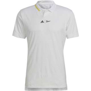 adidas LONDON Tennis Polo Herren white-impact yellow