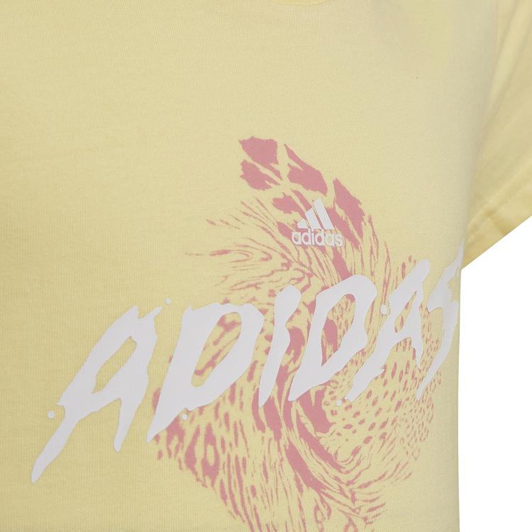 adidas adidas 3BAR T-Shirt M&auml;dchen - almost yellow - 2 | SportScheck