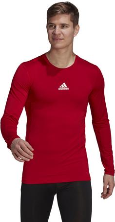 Rückansicht von adidas TF Funktionsshirt Herren team power red