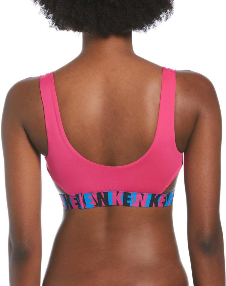 Nike Nike Logo Tape Bikini Oberteil Damen - prime pink - 1 | SportScheck